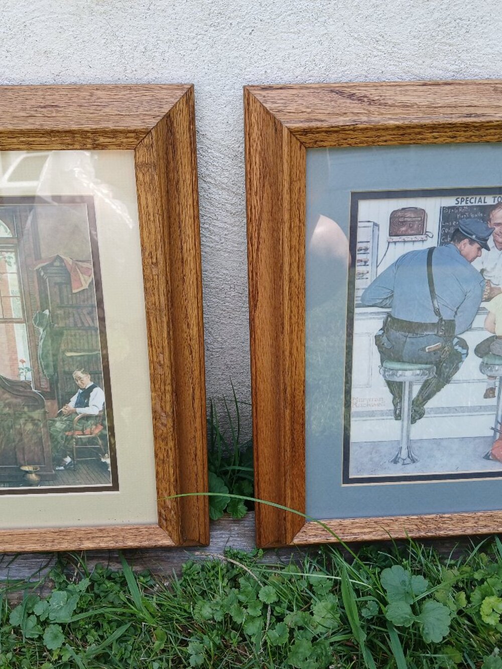 2 Norman Rockwell Framed Prints